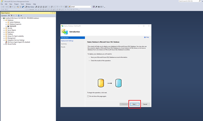 DeployDBToAzureNext DeployDBToAzureNext