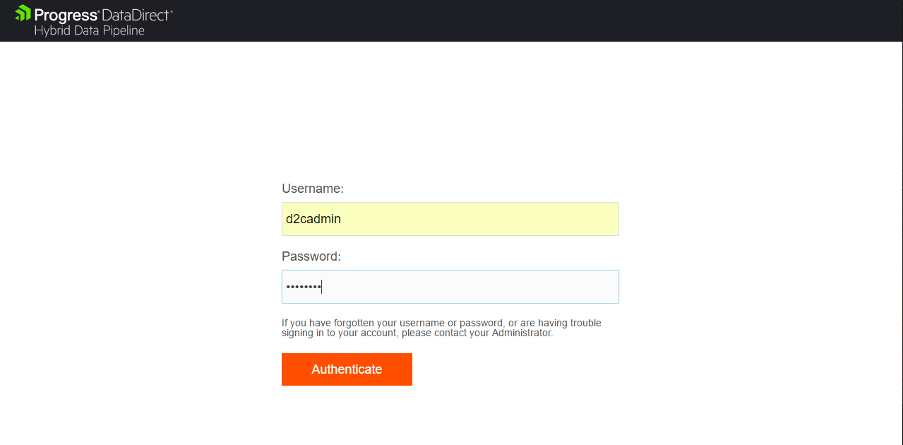 Hybrid Data Pipeline UI d2c-ui