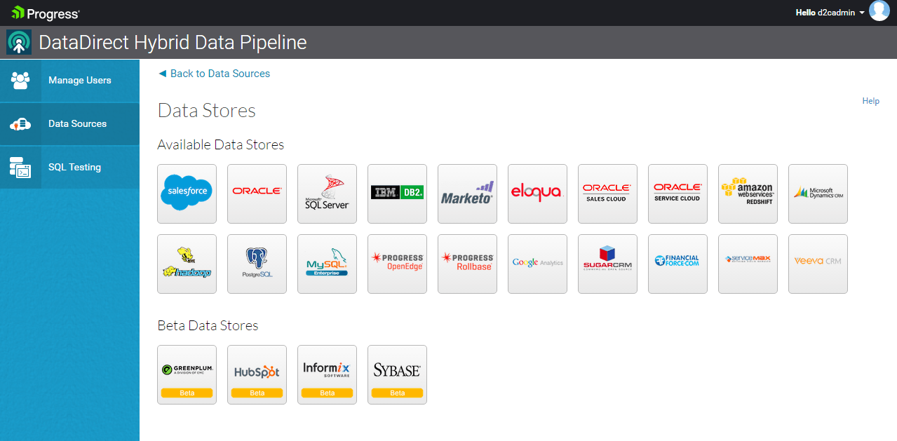 datastores supported in hybrid data pipeline datastores supported in hybrid data pipeline