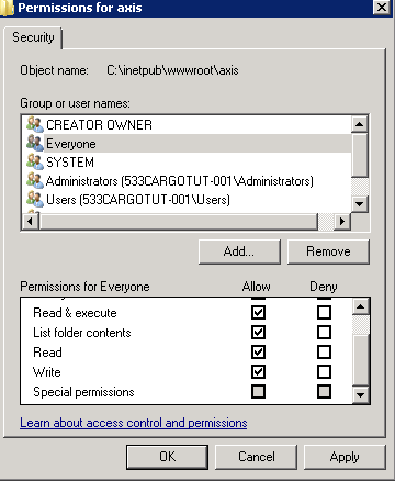 permissions-for-axis permissions-for-axis