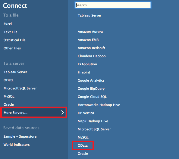 OData Connection OData Connection