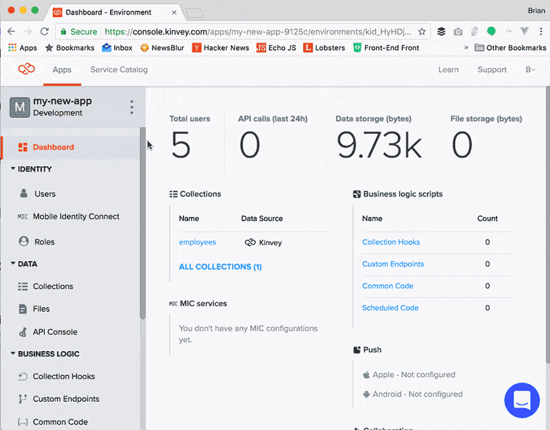 App Key and Secret App Key and Secret