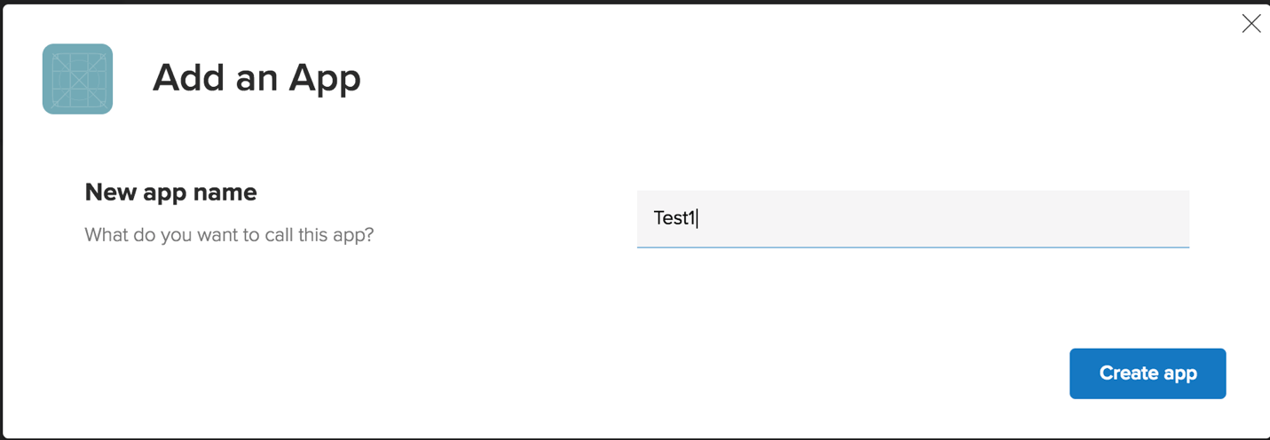 Add App Kinvey Console Add App Kinvey Console