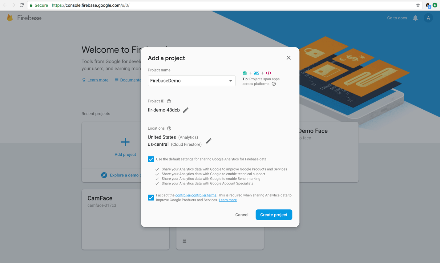 New Firebase Project New Firebase Project