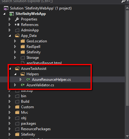 Sitefinity Folder Structure Sitefinity Folder Structure
