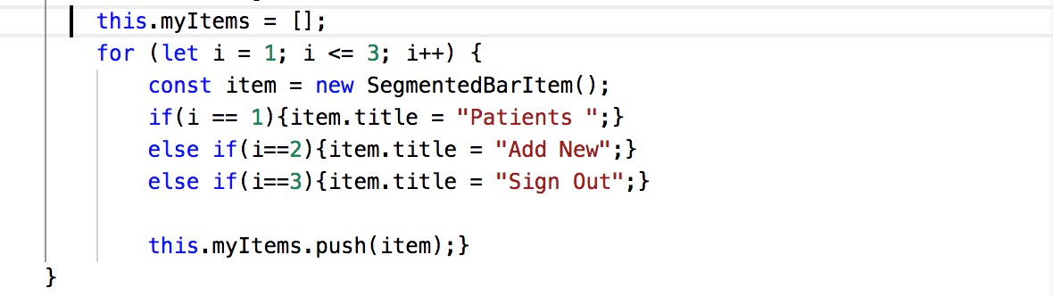 Title on Segmented Bar Title on Segmented Bar