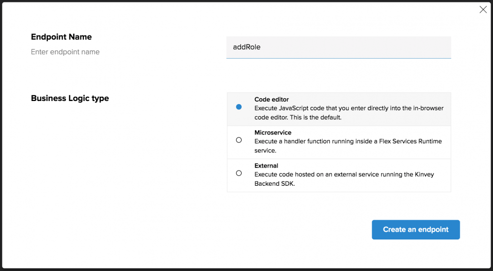 create-endpoint create-endpoint