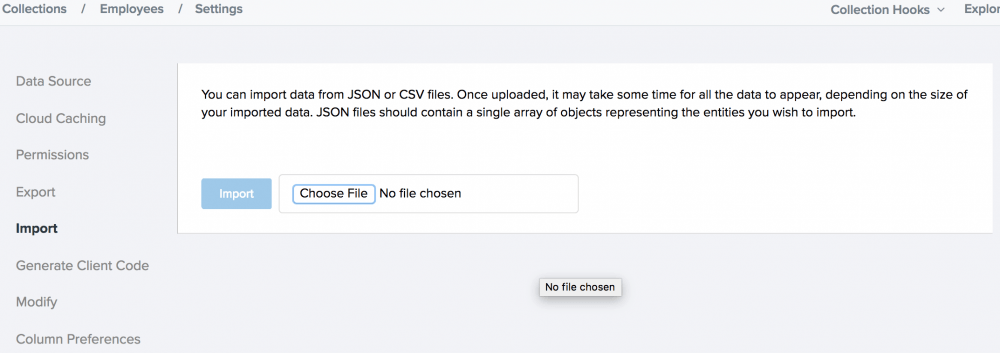 import-data import-data