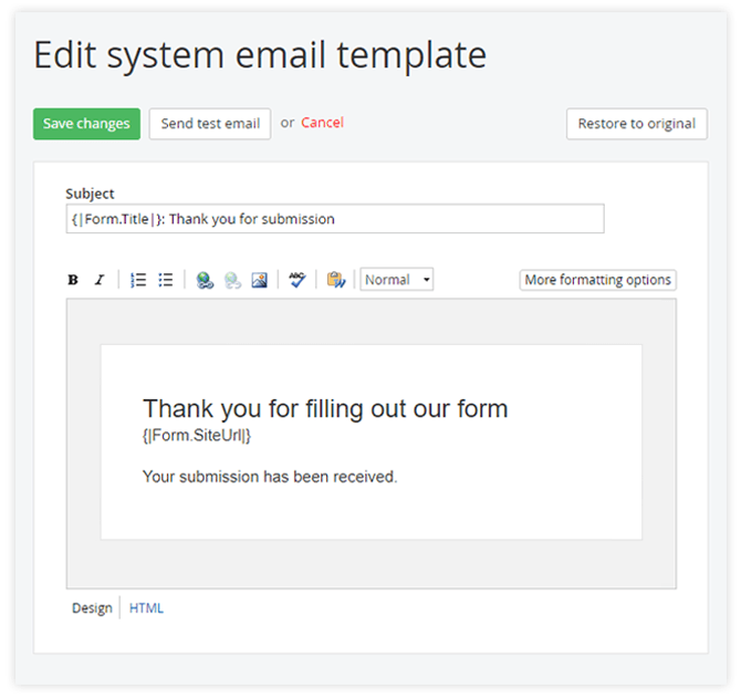 edit-system-email-templates Custom confirmation email template