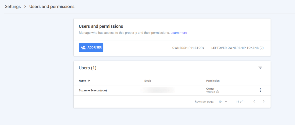 Google Search Console add users In the Users and permissions tab in Google Search Console, you can add new users as Owners, Full access users, or Restricted access users.