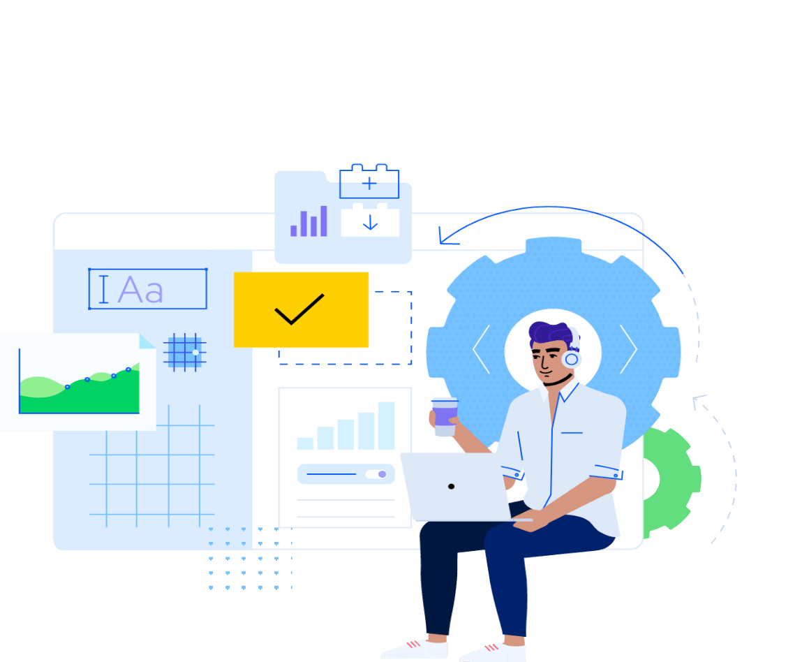 A person sitting on a bench with a computer