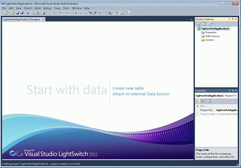 Lightswitch visual studio что это