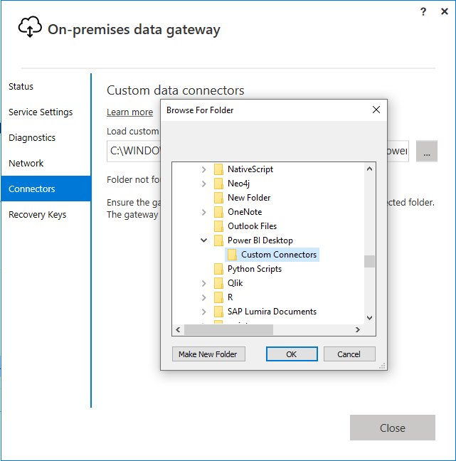 Change Path in Data Gateway Change Path in Data Gateway