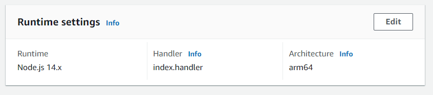 runtime setting access runtime setting access