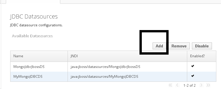 Click on Add button Click on Add button
