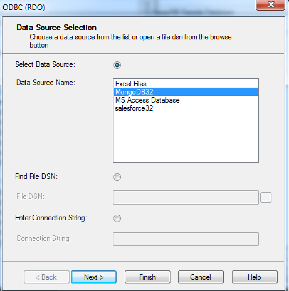 Select Source Name Select Source Name
