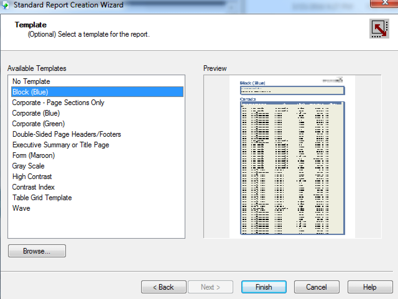Select Template Select Template