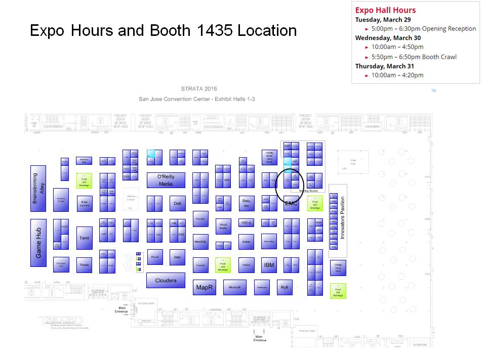 Strata Hadoop Booth Map Strata Hadoop Booth Map