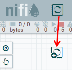 Adding a Processor to dataflow canvas