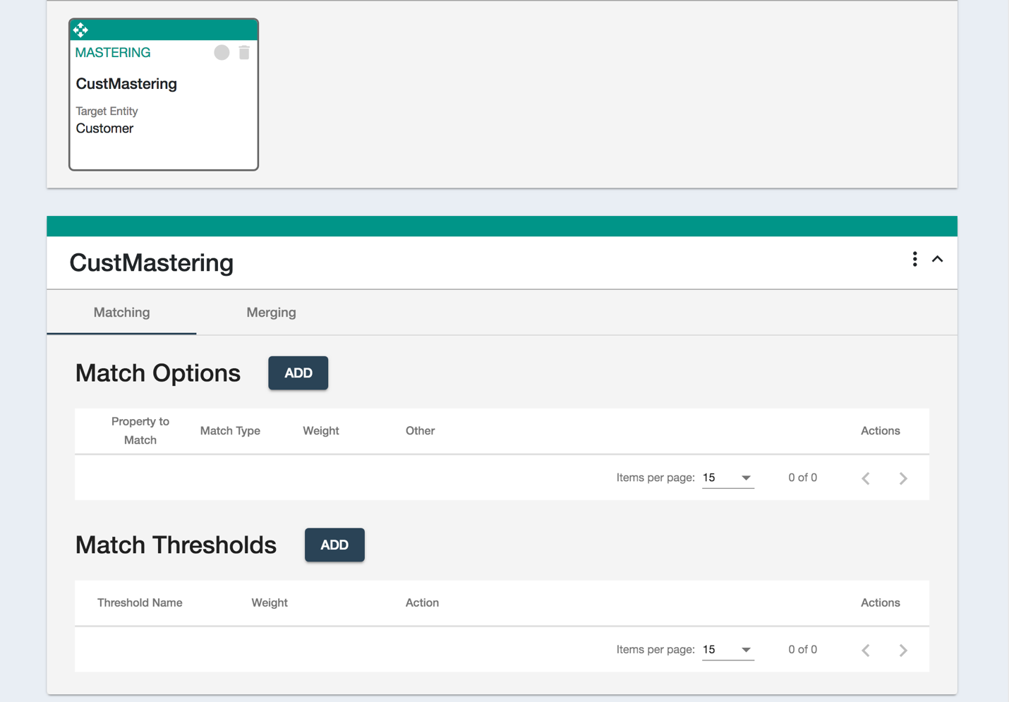 MarkLogic Smart Mastering UI - match options and thresholds