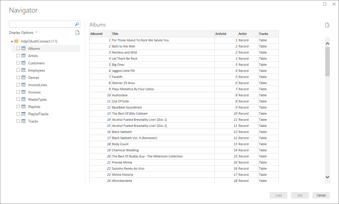 data results data results