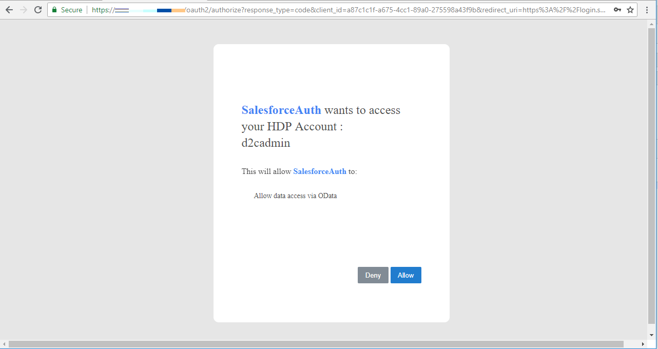 Authorize Salesforce connect Authorize Salesforce connect9