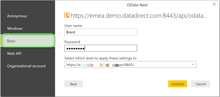 Authenticate using basic auth Authenticate using basic auth