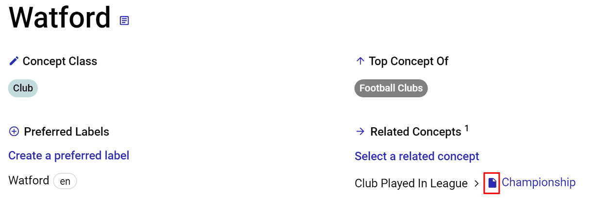 Note the “filled in“ icon on the relationship